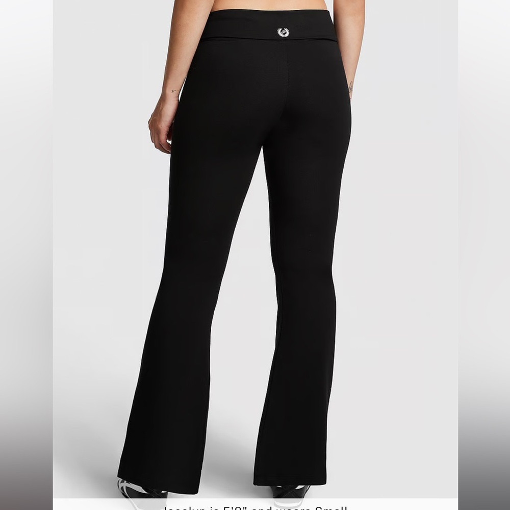 Women's Black Boot Cut Pants - Picture 2 of 6